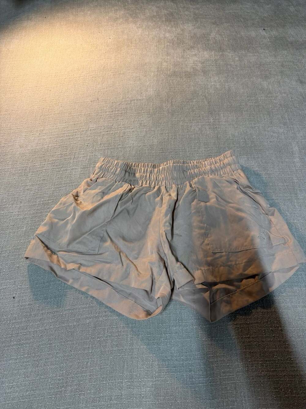 Properly Tied Women's Tan Elastic Waistband Athletic Shorts Size Medium